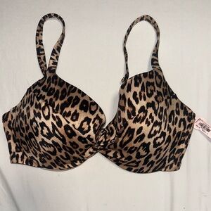Victoria's Secret Brown and Black Leopard Print Set